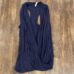 Fabletics criss cross open front tank